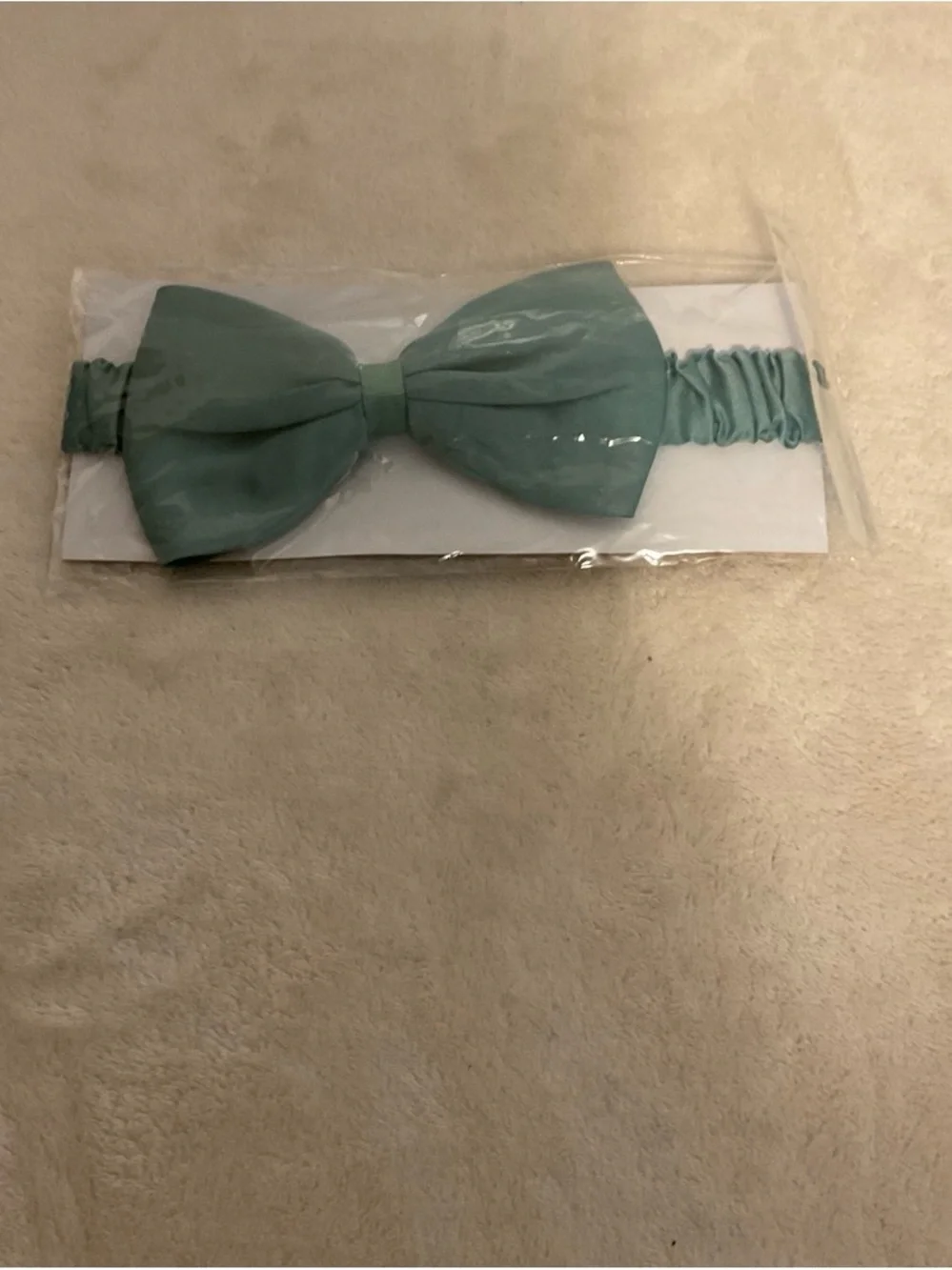 Children's Bow Headband in Mint